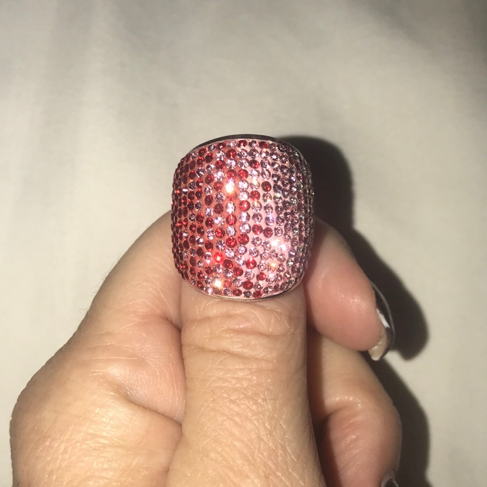 Authentic Swarovski crystal ring size 7
